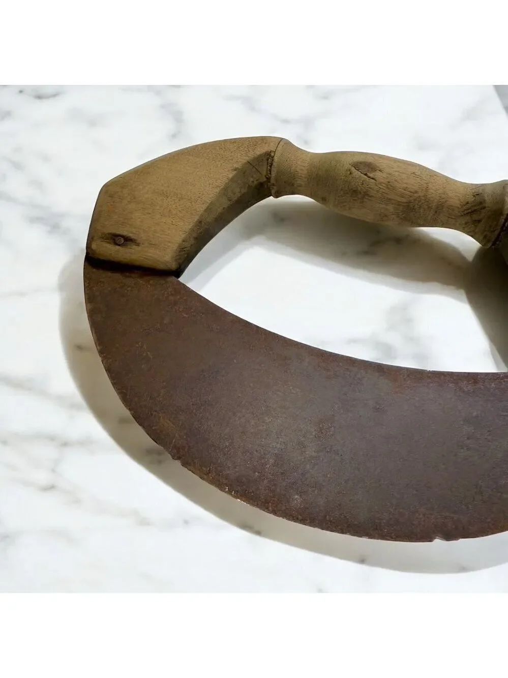 Antique Ulu Kitchen Chopping Knife Hand Forged